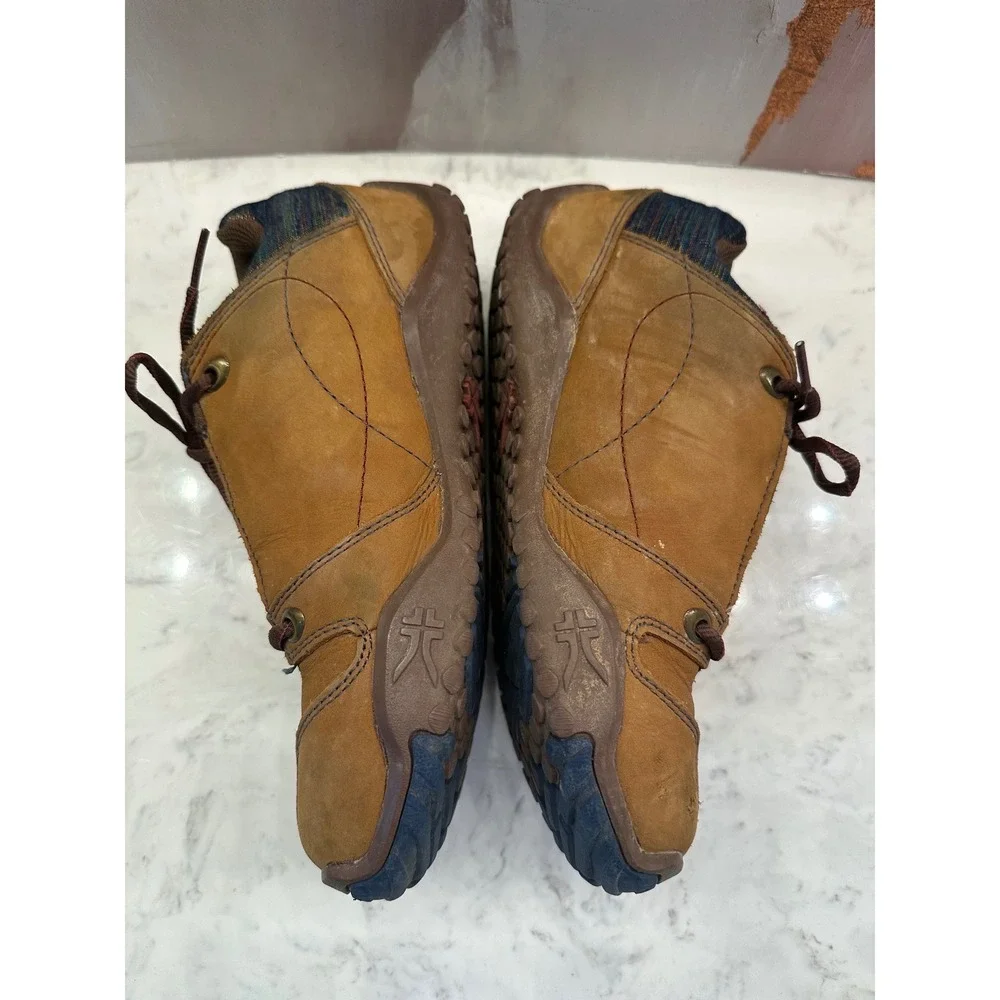 Kuru Kruzr II Tan Leather Hiking‎ Shoes Womens 7.5 Orthopedic Trail Gorpcore